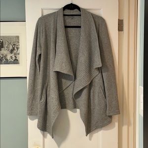 Gray cardigan